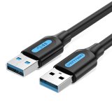 Vention CONBD USB-kabel USB 3.2 Gen 1 (3.1 Gen 1) 0,5 m USB A Sort #1