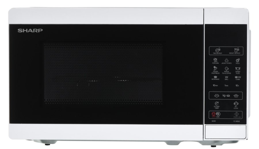 Sharp YC-MG02E-W mikroblgeovn Bordplade 20 L 800 W Bl, Hvid #2