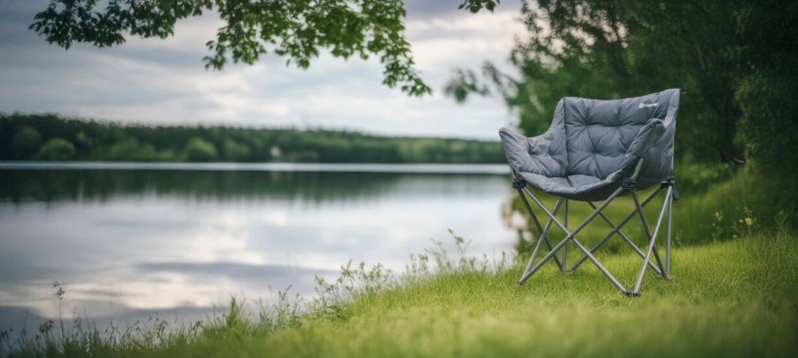 Outwell 470474 campingstol 4 ben Sort, Gr� #7