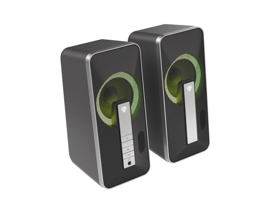 GENESIS Helium 100 BT RGB hjttalerst 10 W PC/Laptop Sort, Slv 2.0 kanaler Bluetooth #4