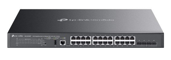 TP-Link SG5428XMPP netv�rksswitch Administreret L3 Gigabit Ethernet (10/100/1000) Str�m over Ethernet (PoE) Sort #1