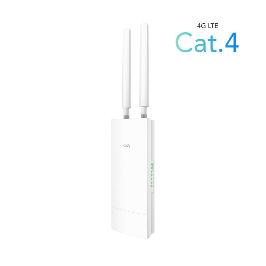 Cudy LT400 trdls router Hurtigt ethernet Enkelt band (2,4 GHz) 4G Hvid #4