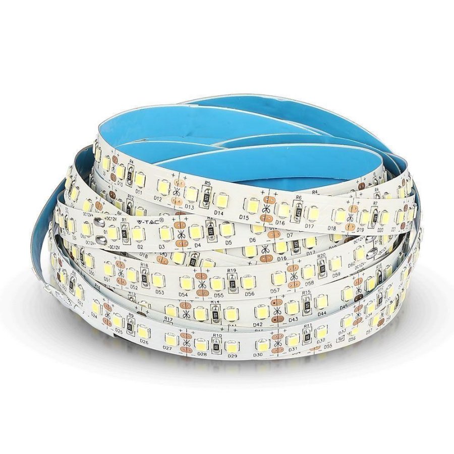 LED-strimmel V-TAC VT-5-120 600LED SAMSUNG CHIP 2835 12V IP20 12W/m 6000K 1200lm (SKU 325) #2