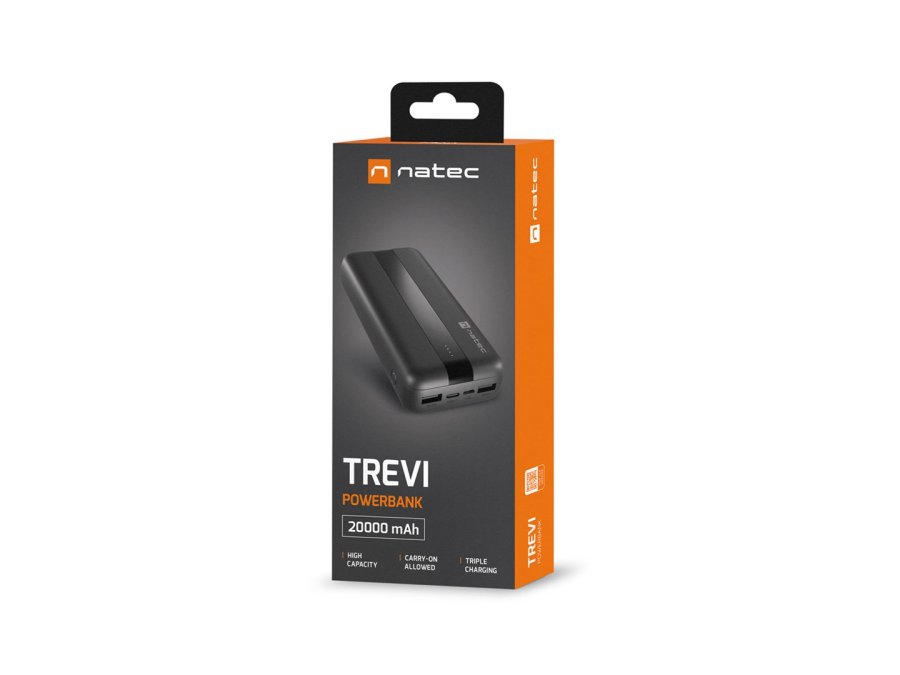 NATEC Trevi Lithium polymer (LiPo) 20000 mAh Sort #7