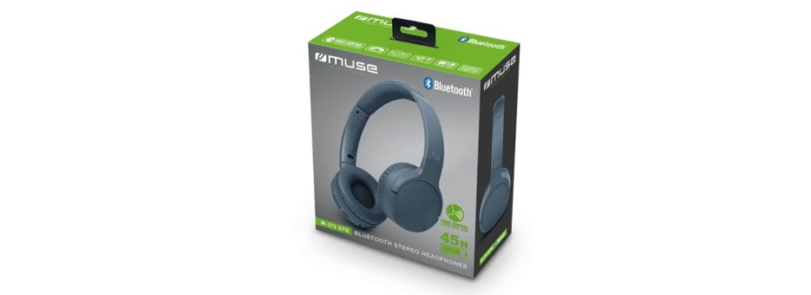 Muse M-272 BTB hovedtelefoner/headset Trdls Musik USB Type-C Bluetooth Bl #7
