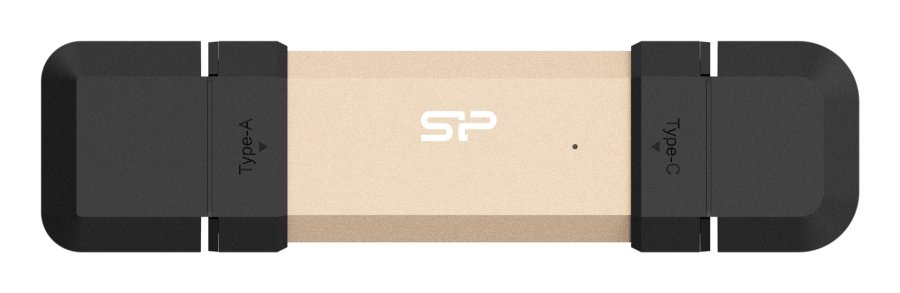 Silicon Power DS72 USB-ngle 250 GB USB Type-A / USB Type-C 3.2 Gen 2 (3.1 Gen 2) Guld #1