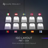Dark Project DPKB_BUSHIDO_87_ISO tastatur Spil USB QWERTZ Dansk, Engelsk, Finsk, Tysk, Nordisk, Norsk, Spansk, Svensk, UK engelsk, UK international Sort #4