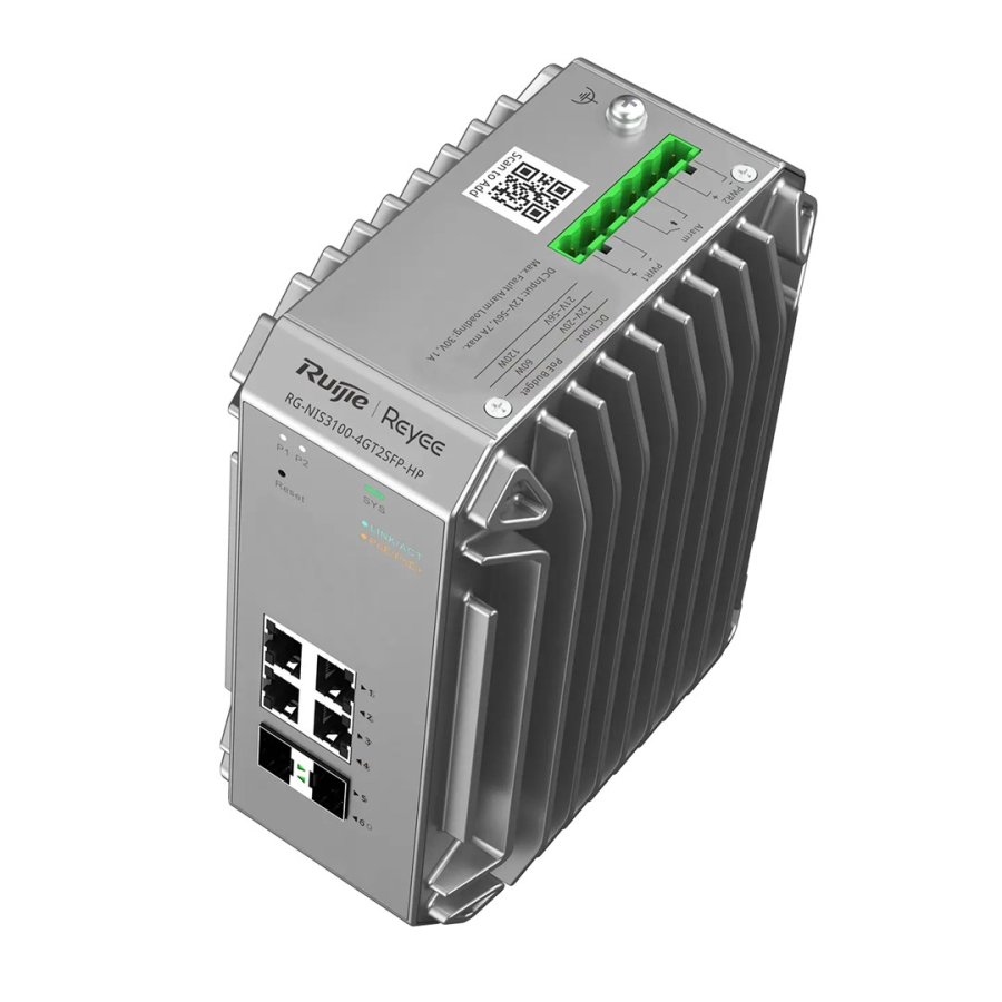 Ruijie Networks RG-NIS3100-8GT4SFP-HP netv�rksswitch Administreret L2 Gigabit Ethernet (10/100/1000) Str�m over Ethernet (PoE) Gr� #4