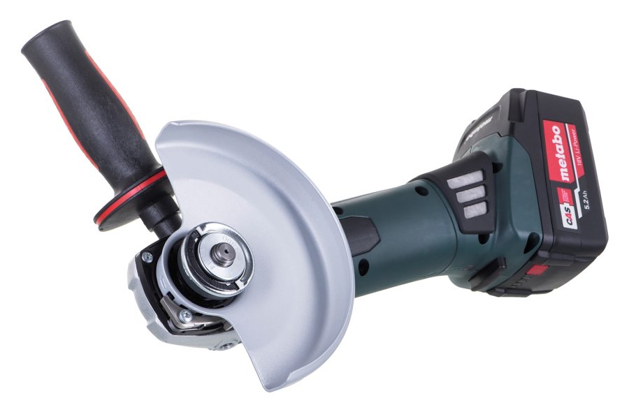 Vinkelsliber METABO W 18 LTX 150 QUICK (600404650) + metaBOX 165 L-kuffert Grn, Sort #1