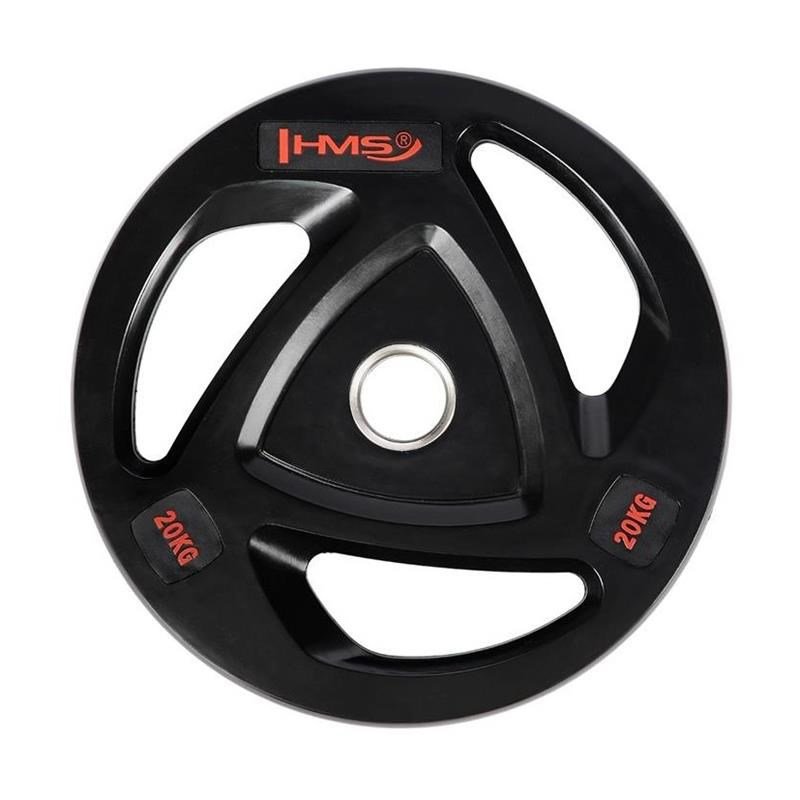 HMS Fitness TOX20 1 stk Olympic Gummibelagt vgtskive #1