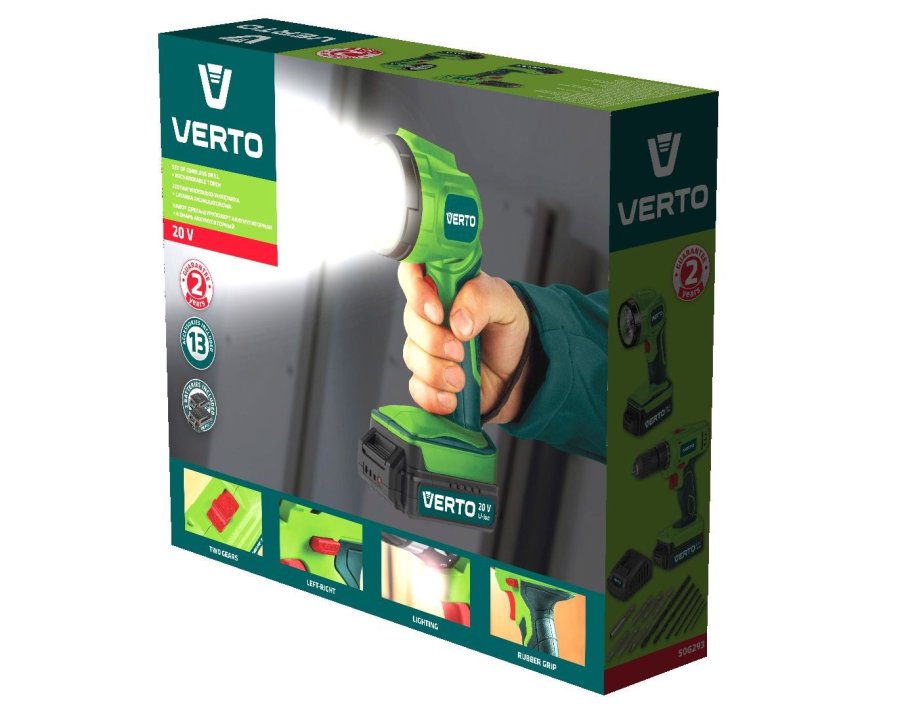 Verto 50G293 tilbehr til elboremaskine 1 stk #1