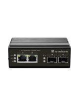 LevelOne IGP-0432 netv�rksswitch Ikke administreret Gigabit Ethernet (10/100/1000) Str�m over Ethernet (PoE) Sort #1