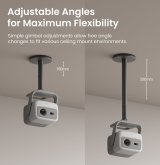 JmGO Ceiling Mount monteringsbeslag til projektor Loft Gr� #4