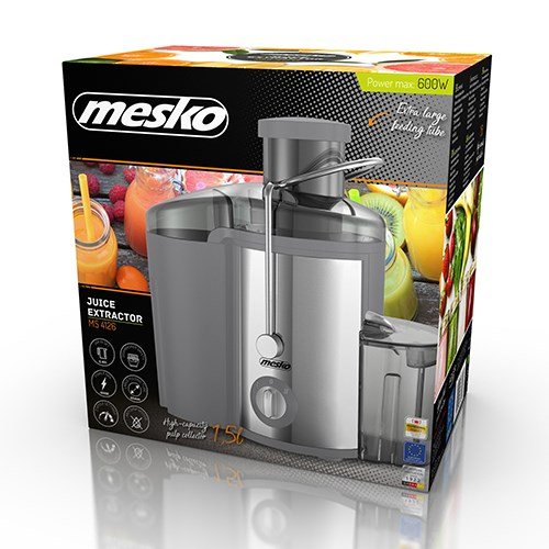 Adler MS 4126 citruspresser og juicemaskine Elektrisk tomatsaftpresser Rustfrit stl 600 W #5