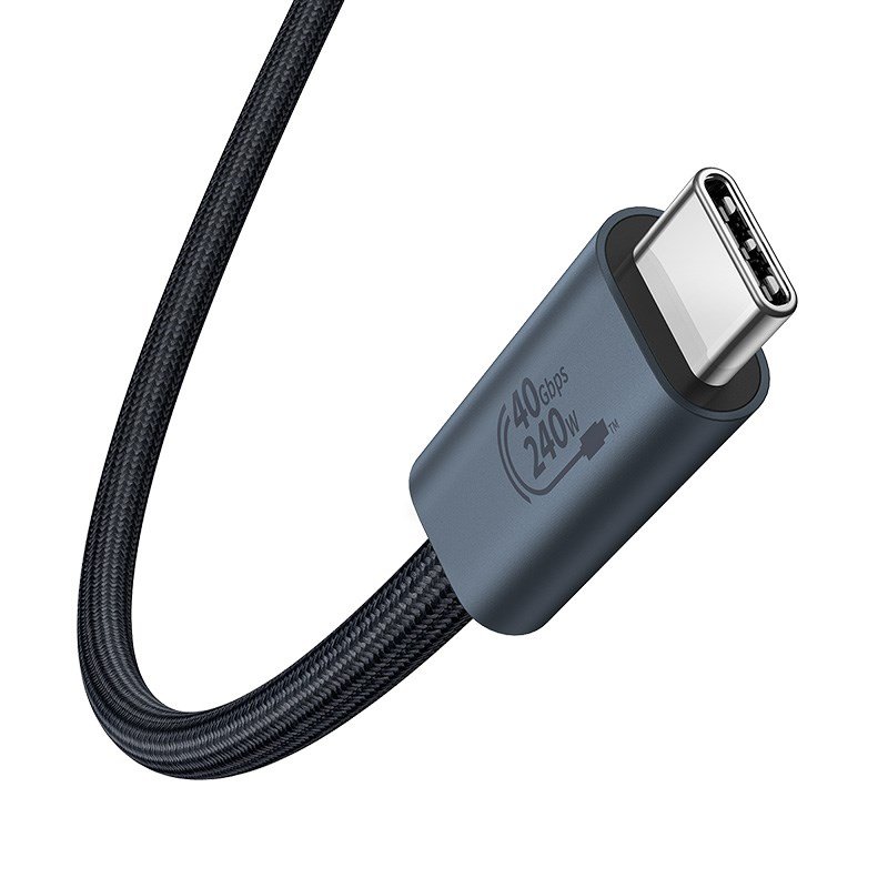 Baseus USB C til USB C-datakabel 1 m 240 W Sort #4
