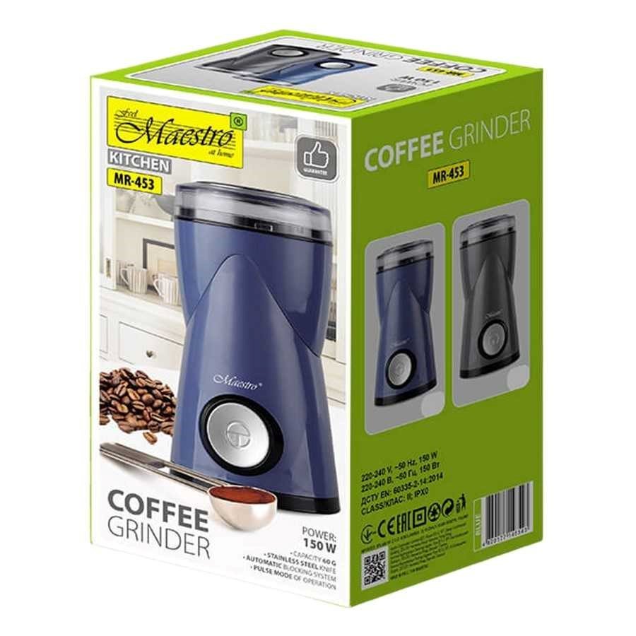 Feel-Maestro MR-453-BLUE kaffemlle Klingekvrn Bl 150 W #3