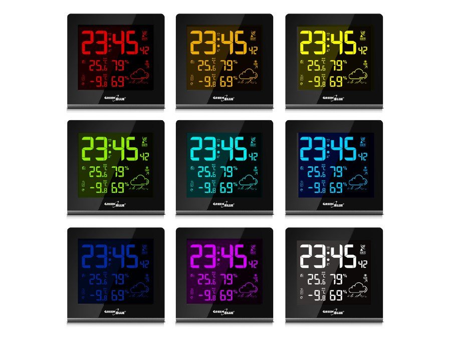 Greenblue 51193 Sort, Hvid LCD Batteri #7