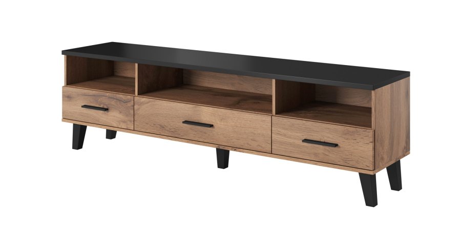 Cama LOTTA TV18 3S3K WOT+B TV stativ & underholdningscenter 3 skuffe(r) 3 hylder #1
