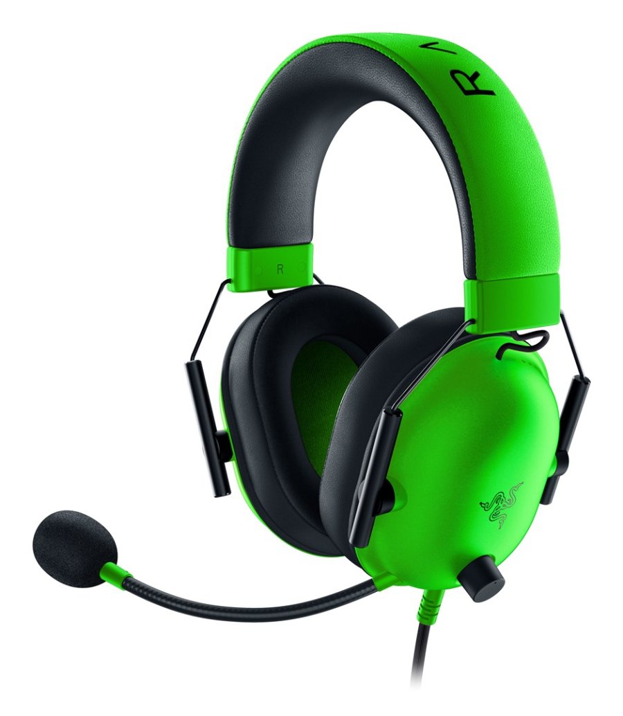 Razer BlackShark V2 X Headset Ledningsf�rt Spil Gr�n, Sort #1