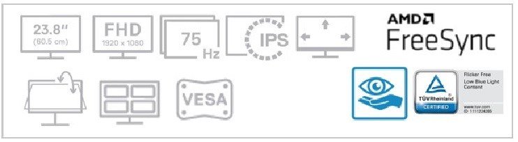 DELL S Series S2421HN 60,5 cm (23.8