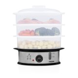 Tristar VS-3914 dampkoger 3 kurv(e) Bordplade 1200 W Sort, Rustfrit stl, Gennemsigtig #25