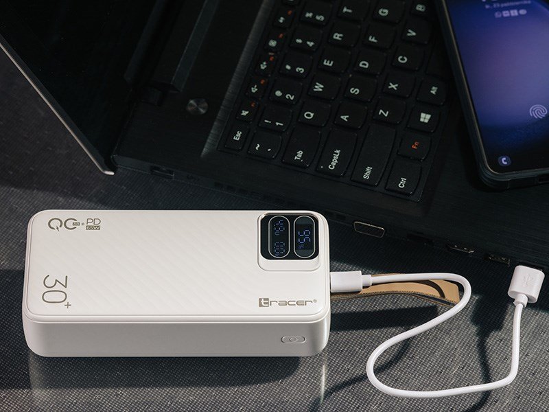 Tracer Blaze 30000 mAh 65 W, Hvid #1