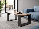 Cama Bnk/bord WOOD 120x54,5x46 egetr wotan + antracit #2
