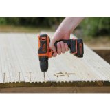 Black & Decker BDCDD12-QW bor N�glefri Sort, Orange #16
