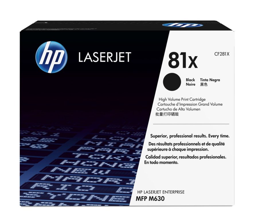 HP Original 81X LaserJet-tonerpatron med hj kapacitet, sort #1