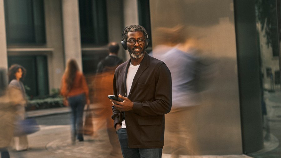 Jabra Evolve3 75 Headset Tr�dl�s Opkald/musik USB Type-C Bluetooth Sort #5