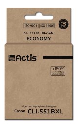 Actis KC-551Bk blk (Canon CLI-551BK udskiftning; Standard; 12 ml; sort) #1