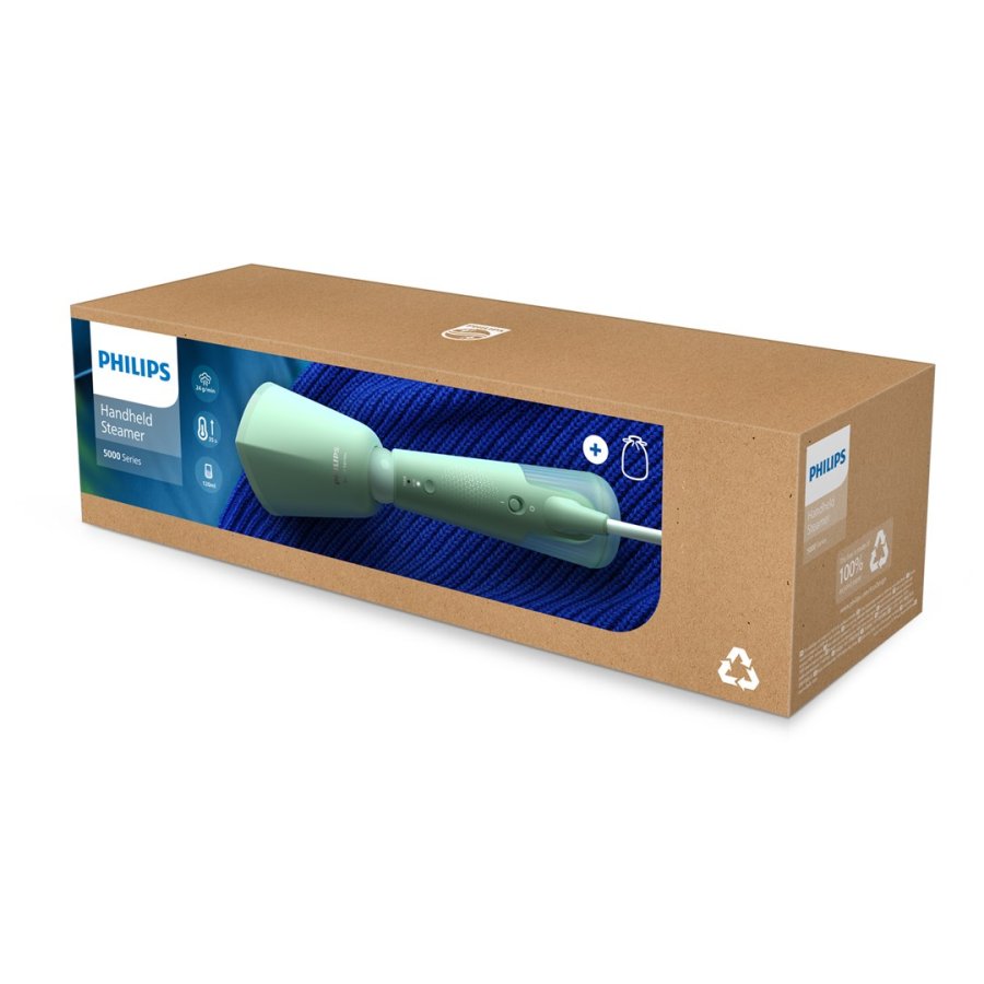 Philips 5000 series STH5010/70 bekldningsdamper Hndholdt bekldningsdamper 0,12 L 1300 W Grn #5