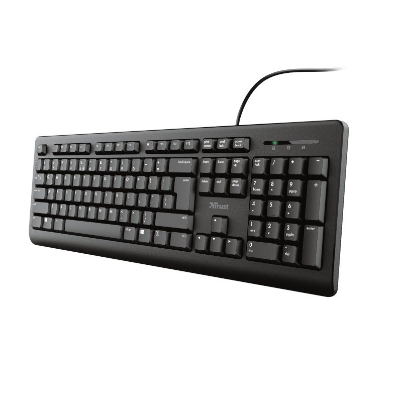 Trust Primo tastatur USB QWERTY US engelsk Sort #1