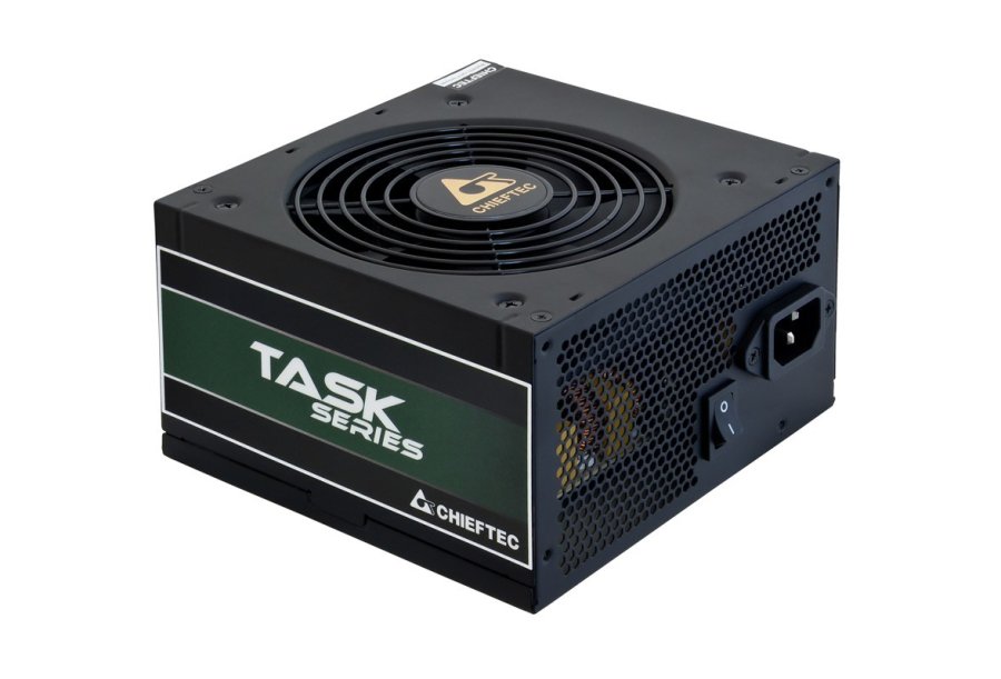 Chieftec Task TPS-600S enhed til str�mforsyning 600 W 20+4 pin ATX ATX Sort #1