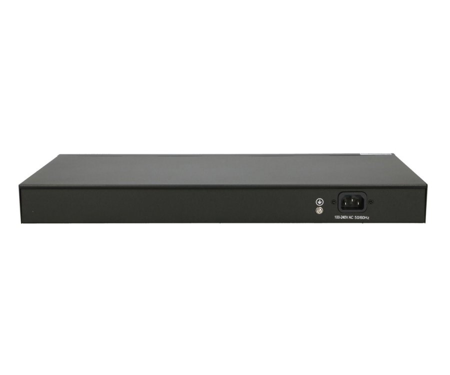 Extralink EX.3807 netv�rksswitch Administreret L2 Gigabit Ethernet (10/100/1000) Str�m over Ethernet (PoE) 1U Sort, Gr� #3