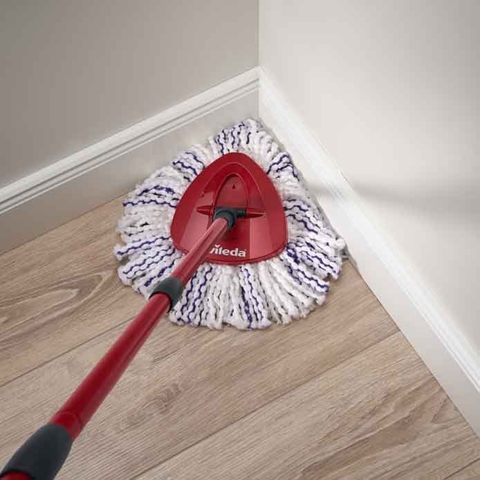 Mop with Bucket Vileda 167751 Sort Rd Mikrofiber Plastik #3