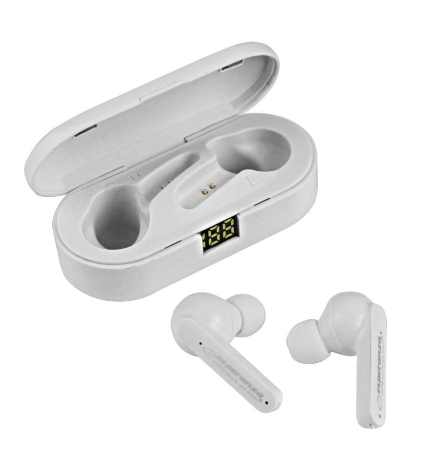 Esperanza EH230W Bluetooth-hovedtelefoner TWS Hvid #4