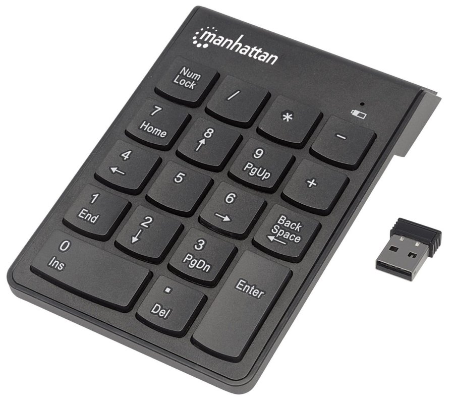 Manhattan 178846 numerisk tastatur Laptop/PC RF trdlst Sort #5