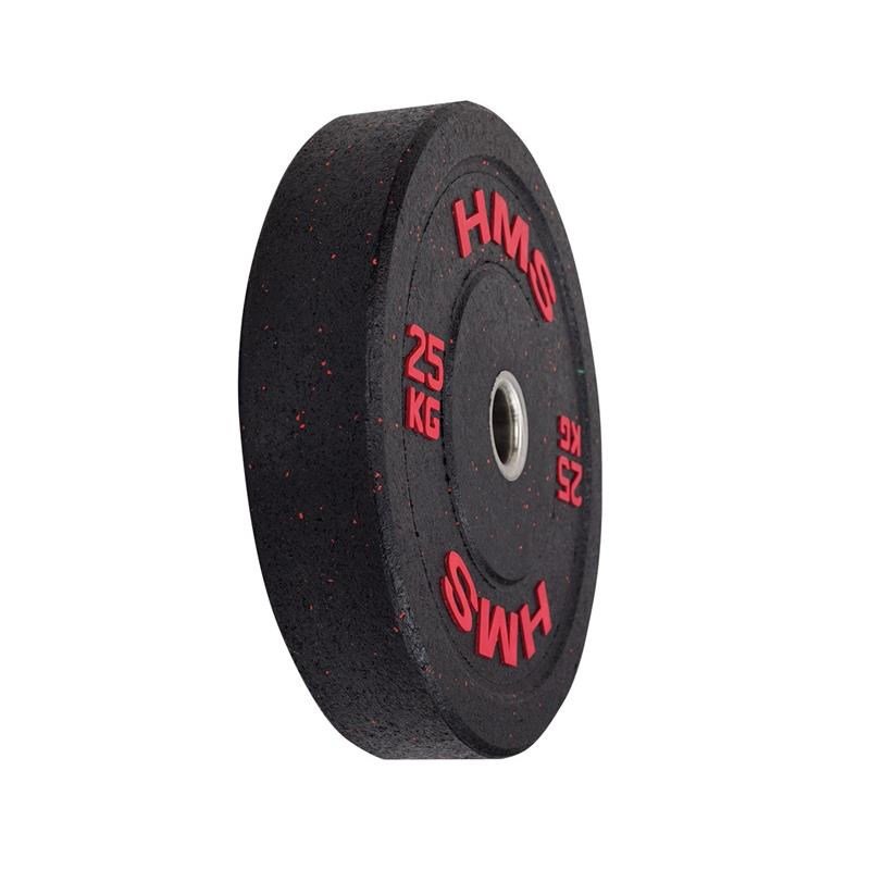 HMS Fitness HTBR25 1 stk Olympic Gummibelagt vgtskive #7