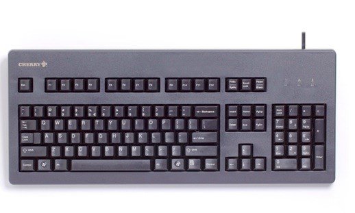 CHERRY G80-3000 tastatur USB + PS/2 Sort #1
