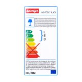 Activejet Plafon LED AJE-FOCUS Black + pilot loftbelysning Sort Ikke-udskiftelig p�re(r) G #12