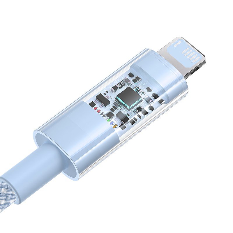 Baseus Gem USB til IP 2.4A hurtigopladningskabel 1 m Bl #4