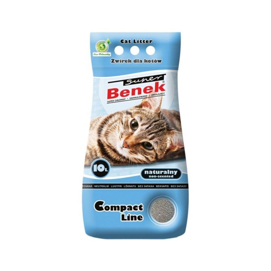 Certech Super Benek Compact Natural - Klumpende kattegrus 10 l #1