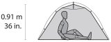 MSR Hubba NX Tent Kuppeltelt 1 person(er) Gr #17
