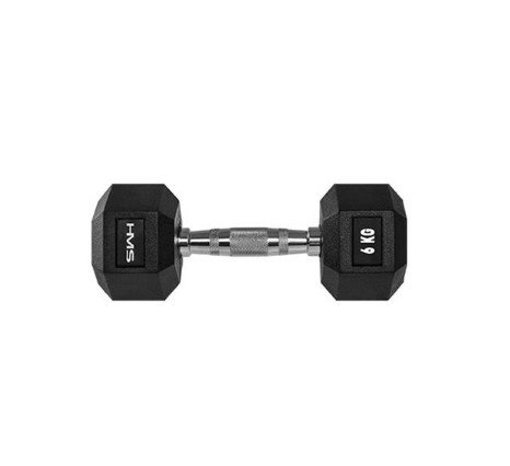 HMS Fitness HEX PRO 6 Hndvgt med fast vgt 6 kg 1 stk #1