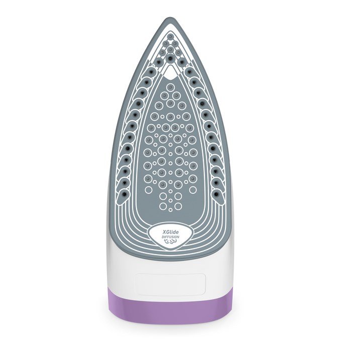 Tefal FV2836 T�r & dampstrygejern Keramisk stryges�l 2400 W Lilla, Hvid #2