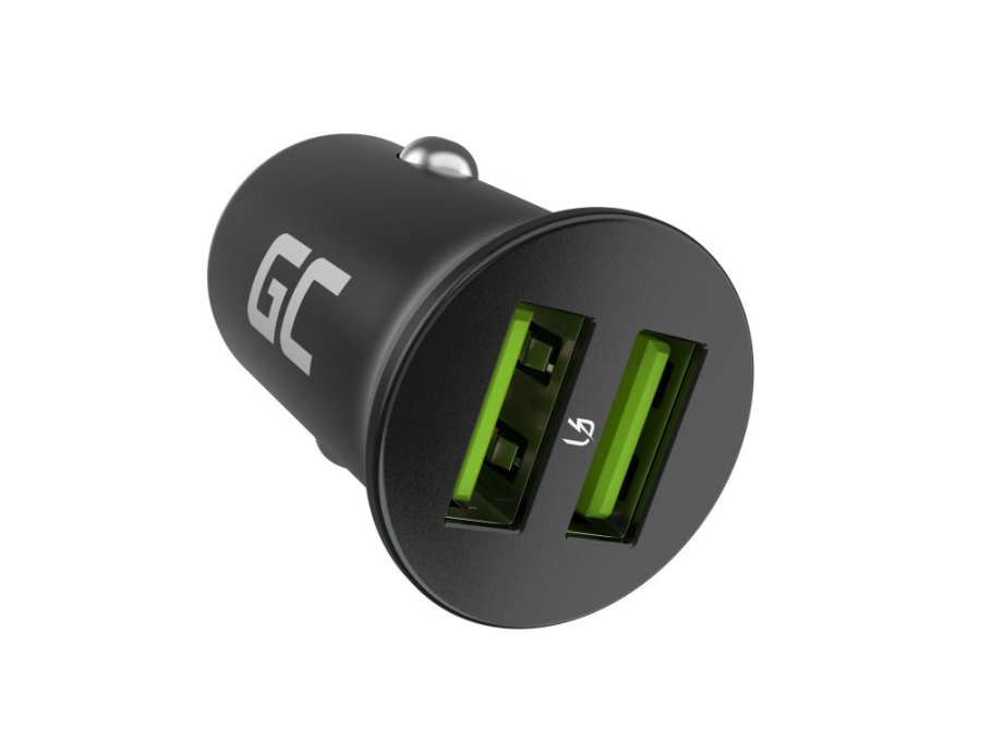Green Cell biloplader GC PowerRide Nano36 36W 6A 2x USB-A #1