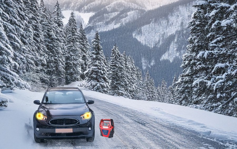 Jumpstarter kompressor ensretter 5in1