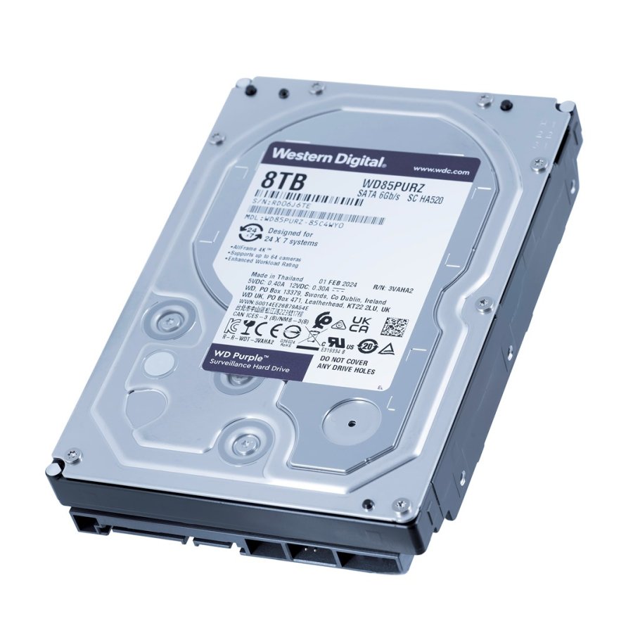 Western Digital Blue 8TB WD PURPL 8TB WD PURPLE 3.5