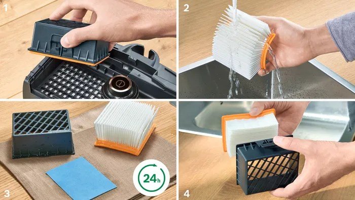 Bosch Serie 4 BGB41HYG1H 600 W stvsuger med pose, hvid #14